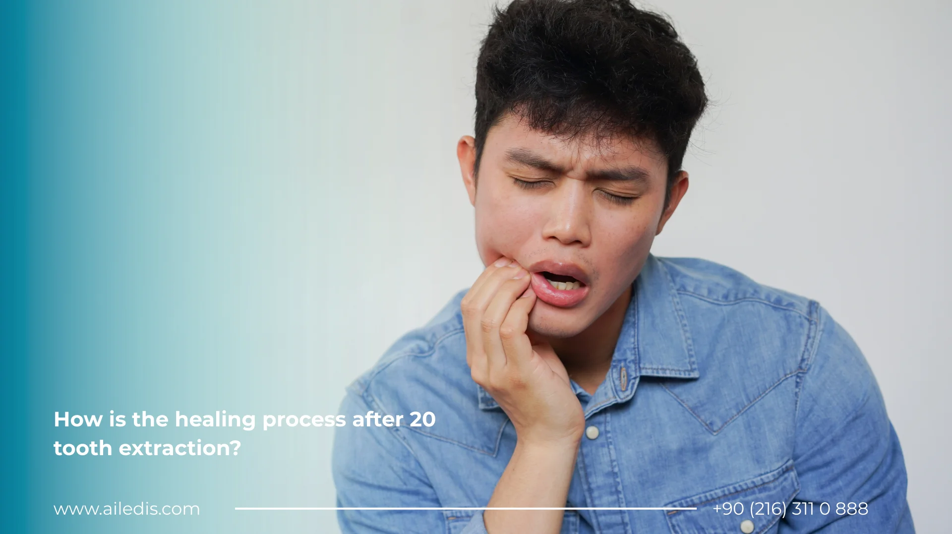 How is the healing process after 20 tooth extraction?