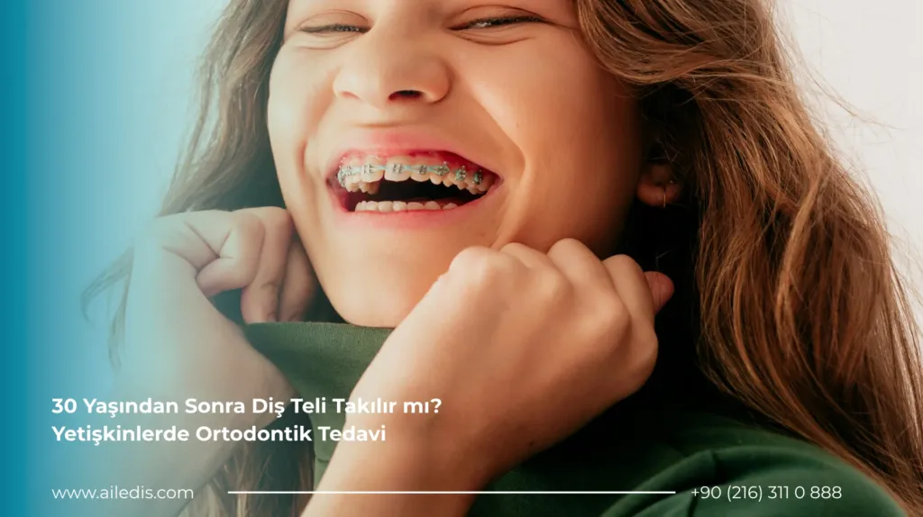 yetişkinlerde diş teli tedavisi
